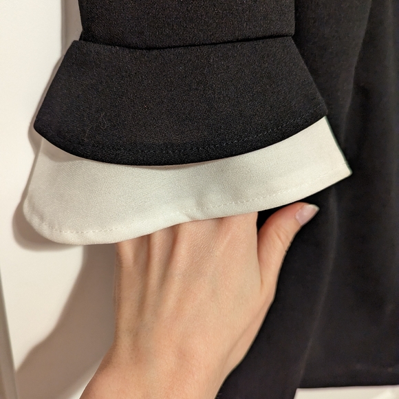 Alice + Olivia Black Collared Dress - Picture 8 of 8